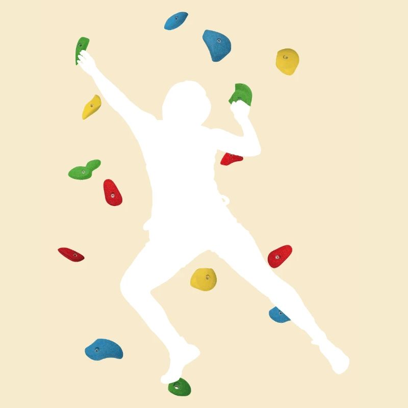 Climb Wall Man White – Boulder Style