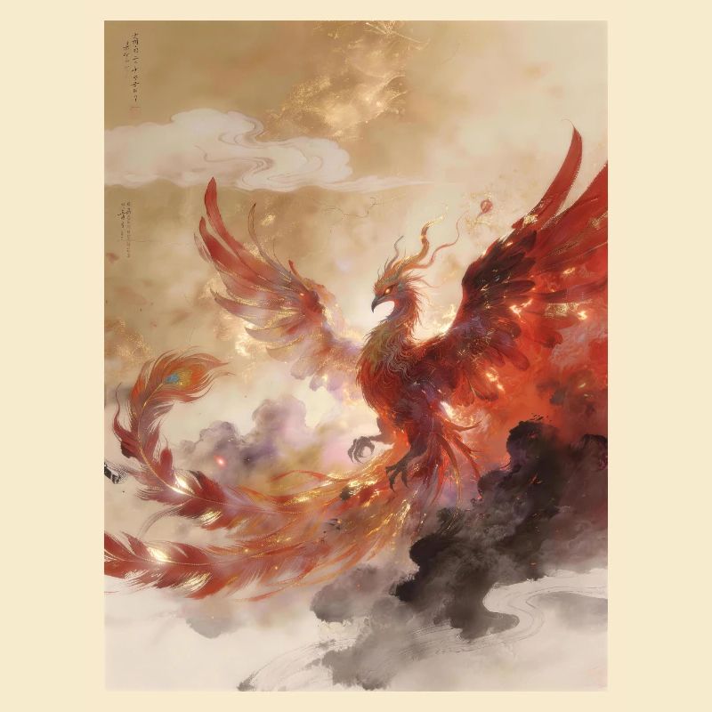  L'Apothéose du Phénix : Harmonie Cosmique
