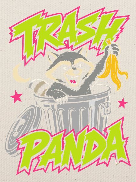 Trash Panda – Frecher Waschbär im Mülleimer
