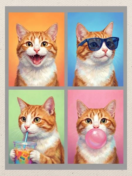 Katzen Orange Tabby Katze