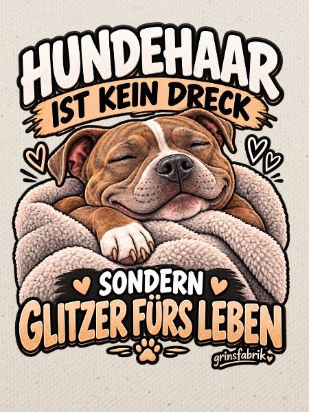 Hundehaare sind Glitzer