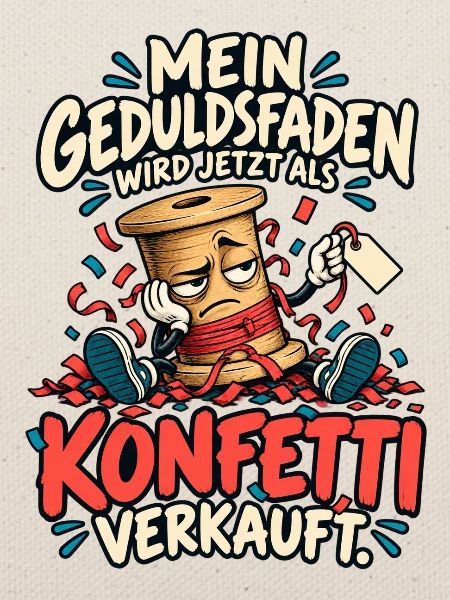 Geduldsfaden Konfetti