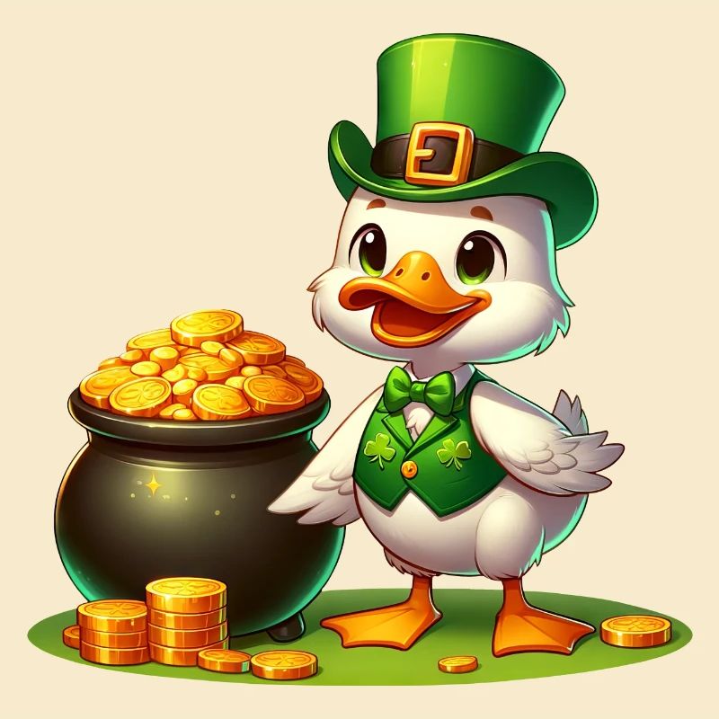 St. Patrick's Day Elephant Green