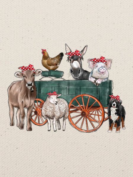 Nutztiere Wagon