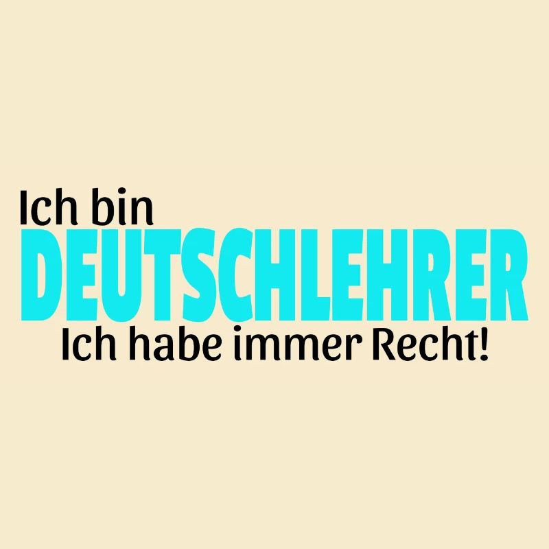 deutsch lehrer Geschenkidee lustiger Spruch
