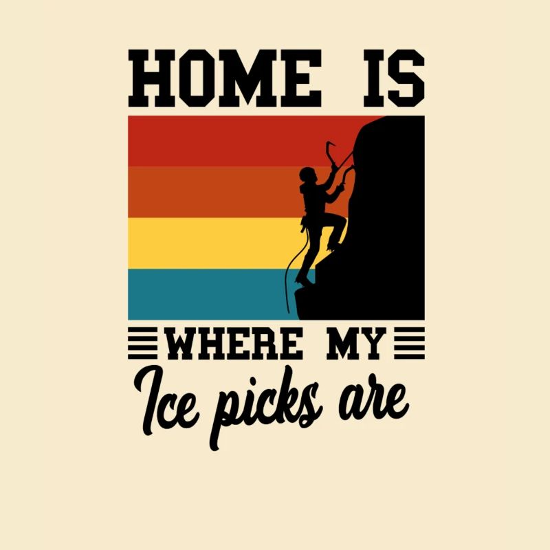 Eiskletterer Eisklettern Sportler Eis Klettern