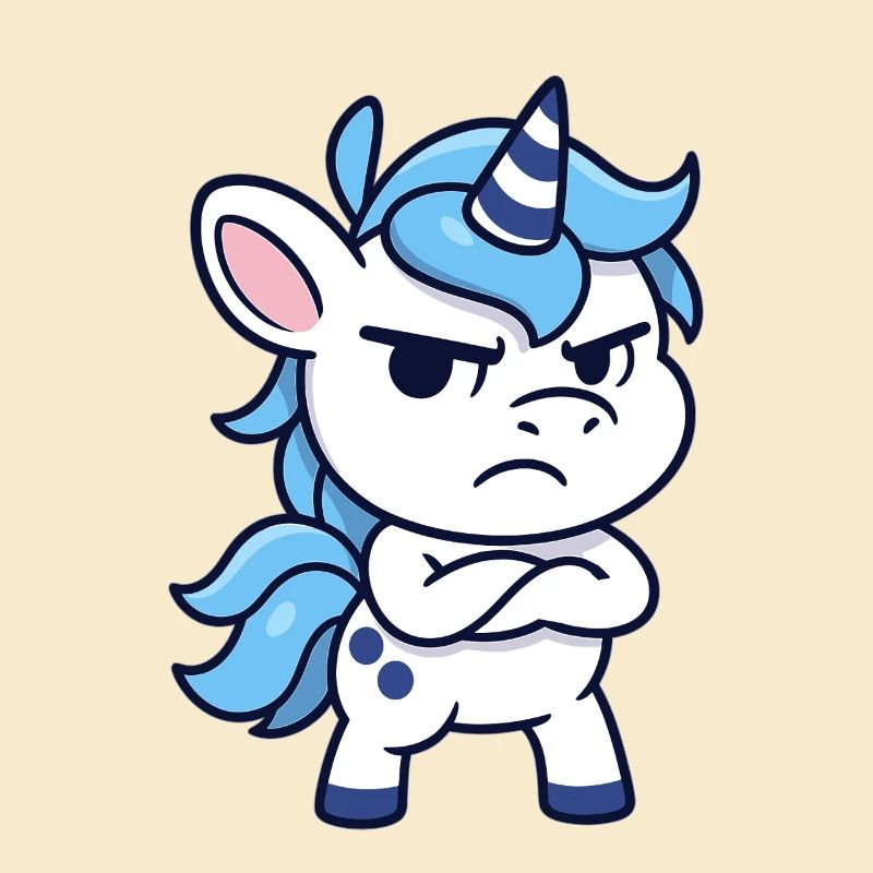 Freches Einhorn