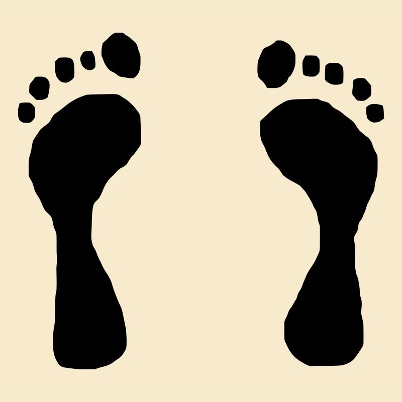 *footprints*