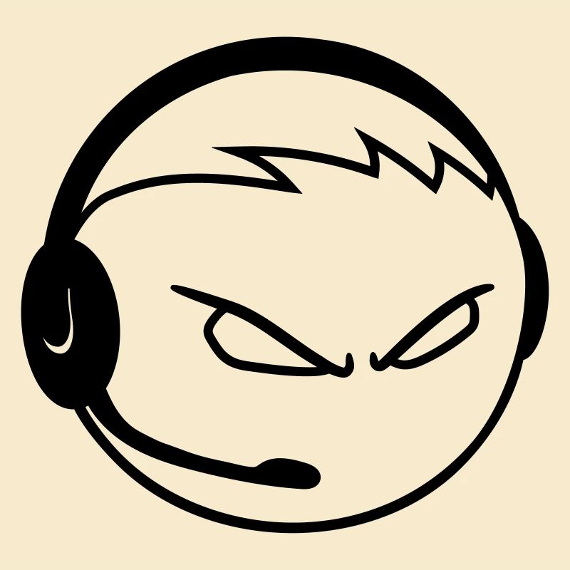 nerd gamer headset geek gamble playing computer kr