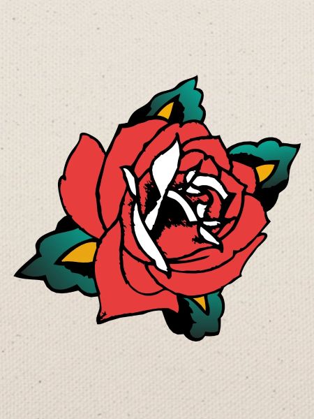 rosa Blütenblatt