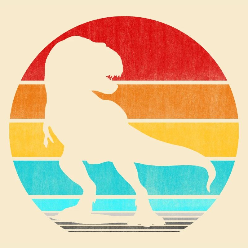 Retro Vinatge Dinosaurier