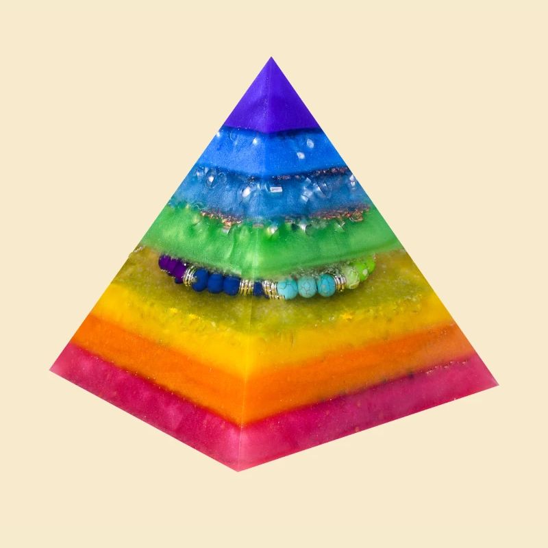 Regenbogen- Dimension Pyramide