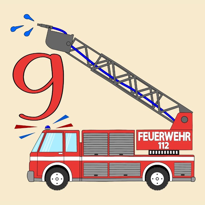Fire engine 9th birthday