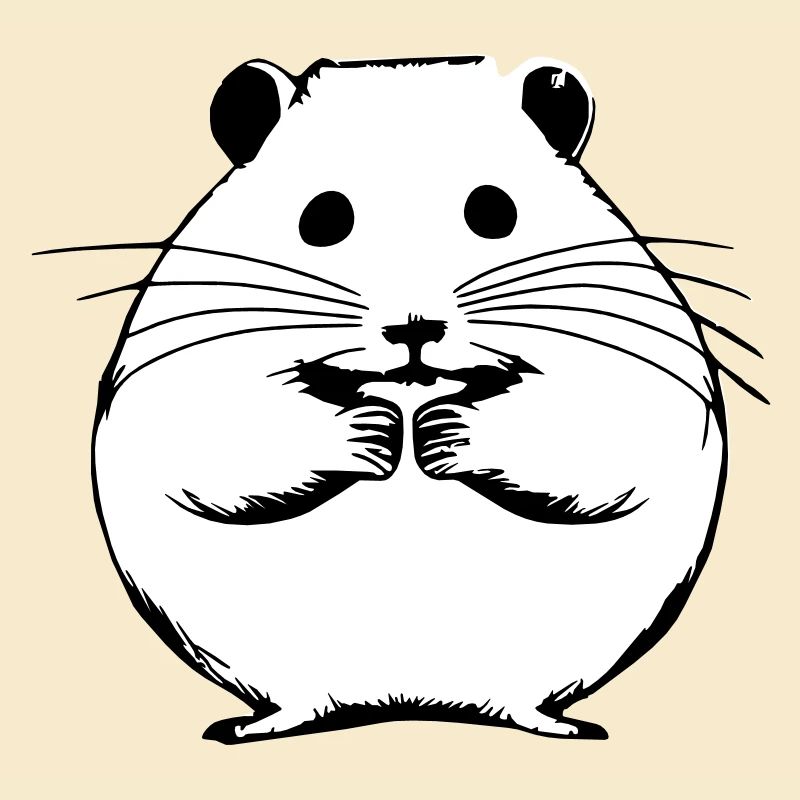 Hamster cute animal rodent animals pet vector 10