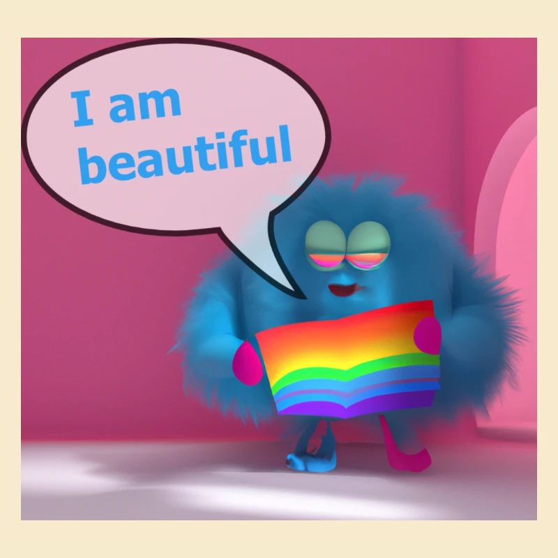 Iam beautiful süßes Pride Monster