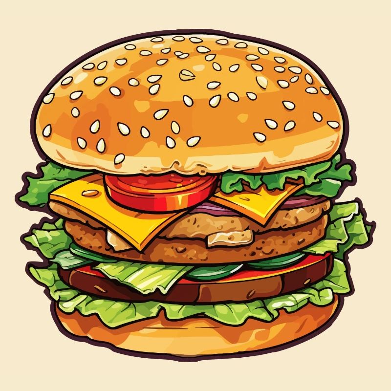 Saftiger Burger