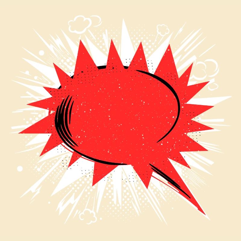 Empty speech bubble