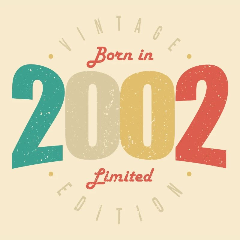 2002 Vintage Retro Anniversary Gift 2002