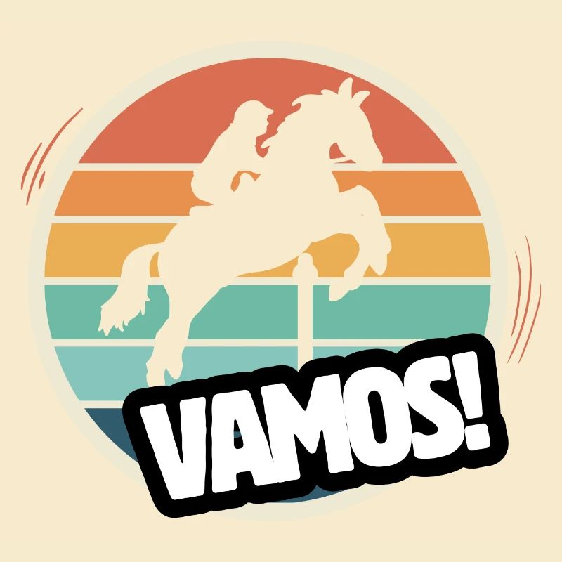 Vamos canoë équitation saut d’obstacles rétro