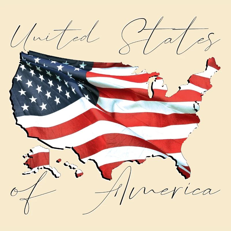 USA | echte Flagge | Flag Map Script