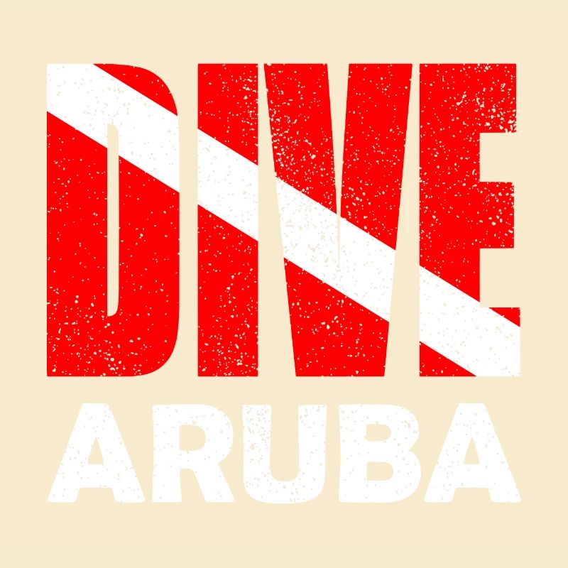 Aruba Dive - Plongeur Down Flag Plongée sous-marine Tauchen