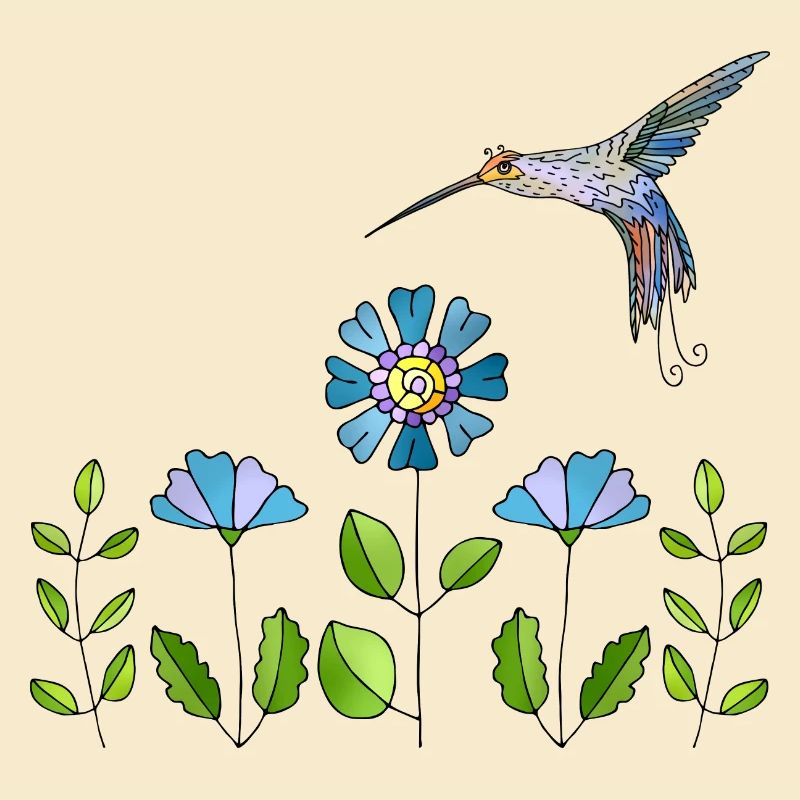Oiseau coloré