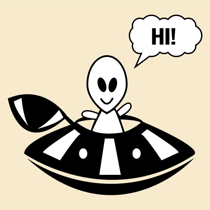 Alien ufo hi