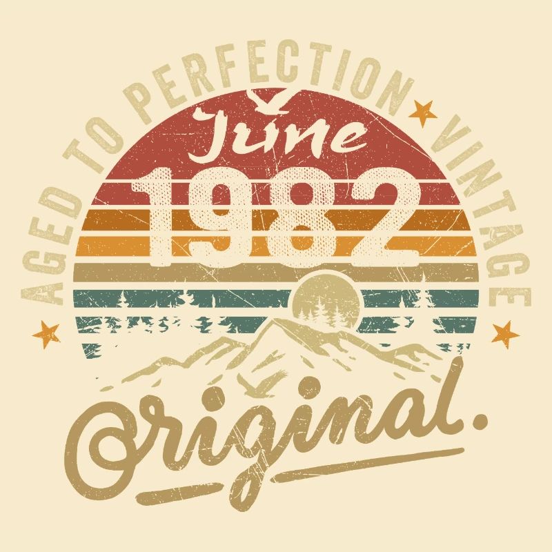 Geburtstag Juni 1982 Juni 1982 June 1982