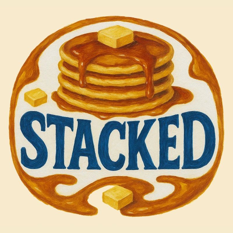 Gestapelte Pfannkuchen
