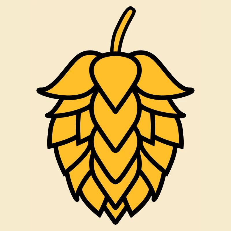 Motif de houblon / designer
