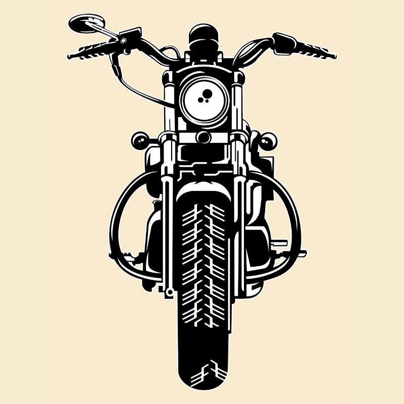 Chopper / motorcycle 07_black white
