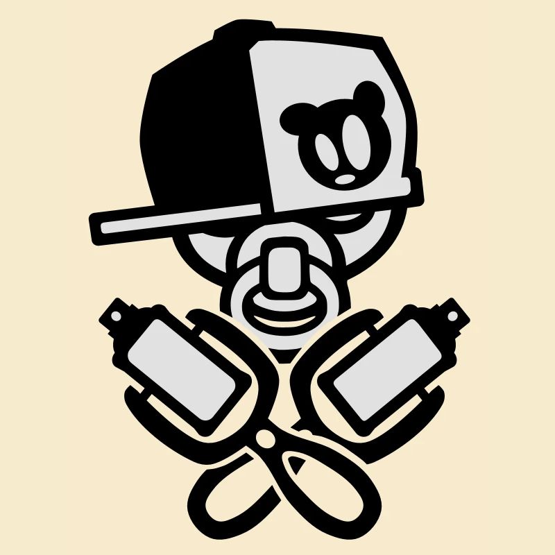 bébé fraîche de graffiti
