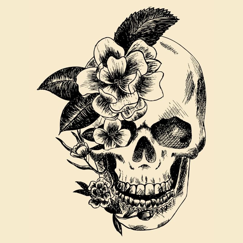 crane et fleurs