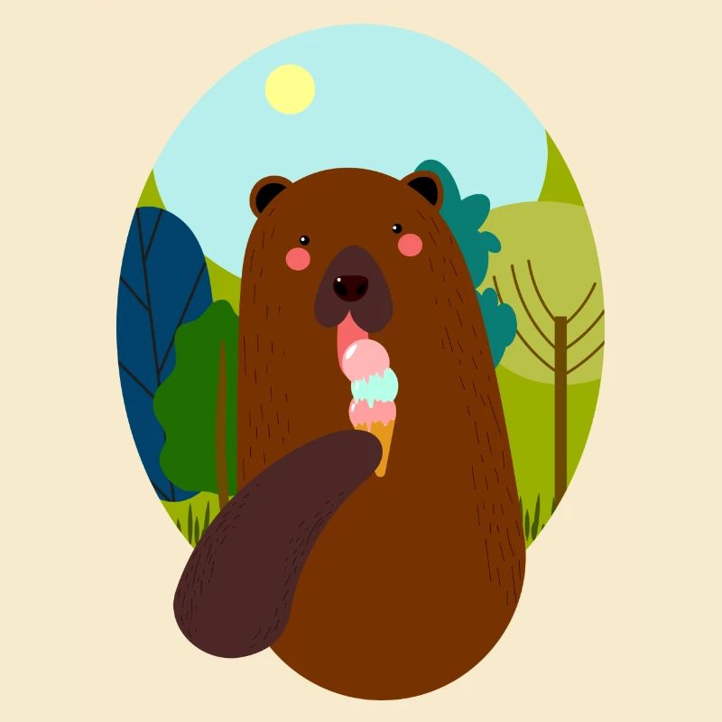 Bear with ice