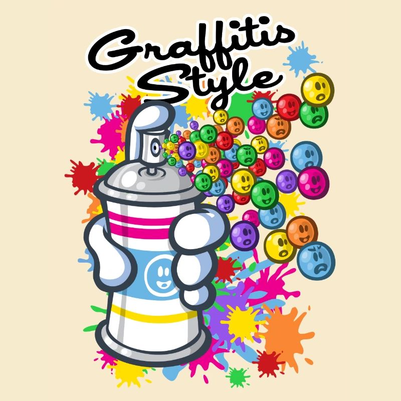 Graffiti Cartoon-Stil