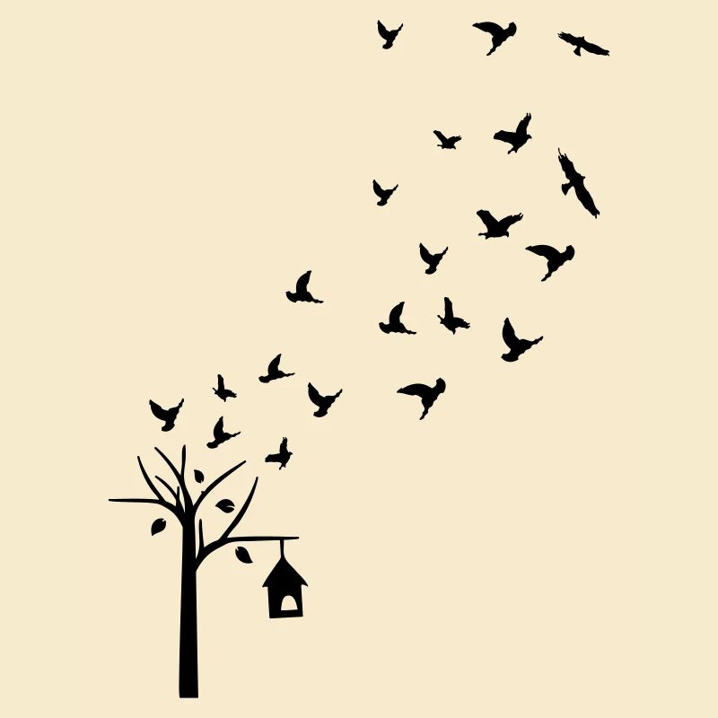 La cage de l'arbre et l'oiseau