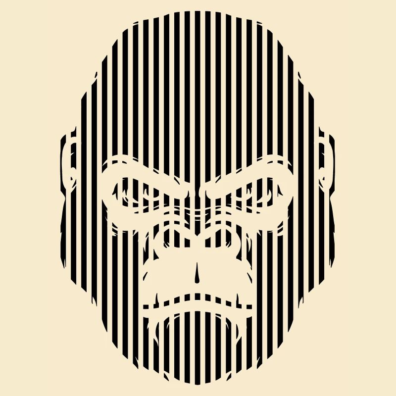 Gorilla Face Graphiques