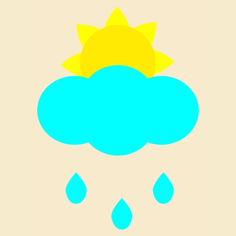 sun rain cloud