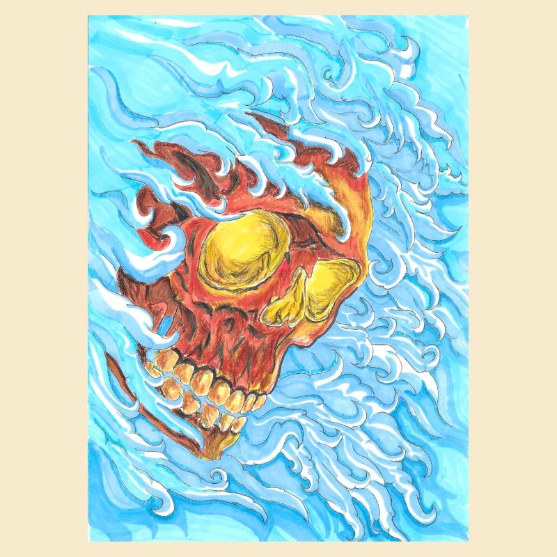 Sinking skull