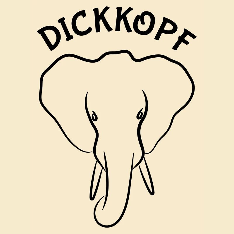 Dickkopf Elefant