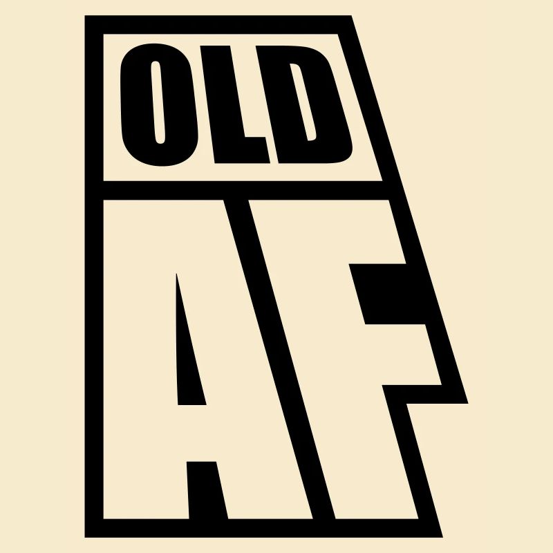 old AF Text Logo
