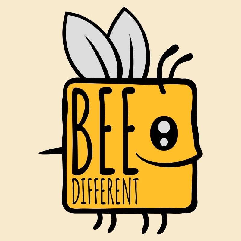 bee different Spruch Zitat