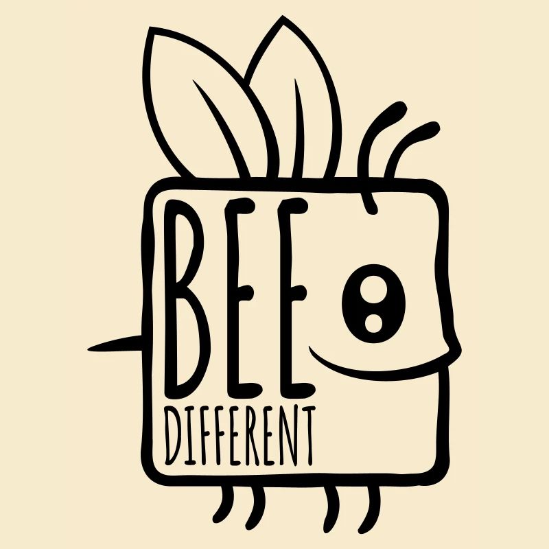 bee different Spruch Zitat