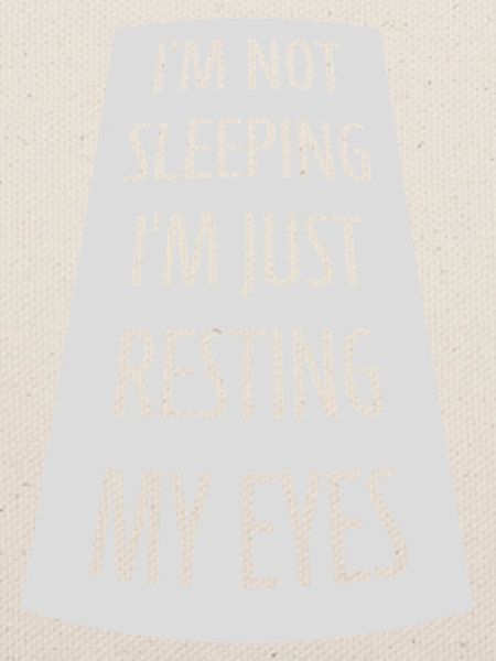 im not sleeping Zitat