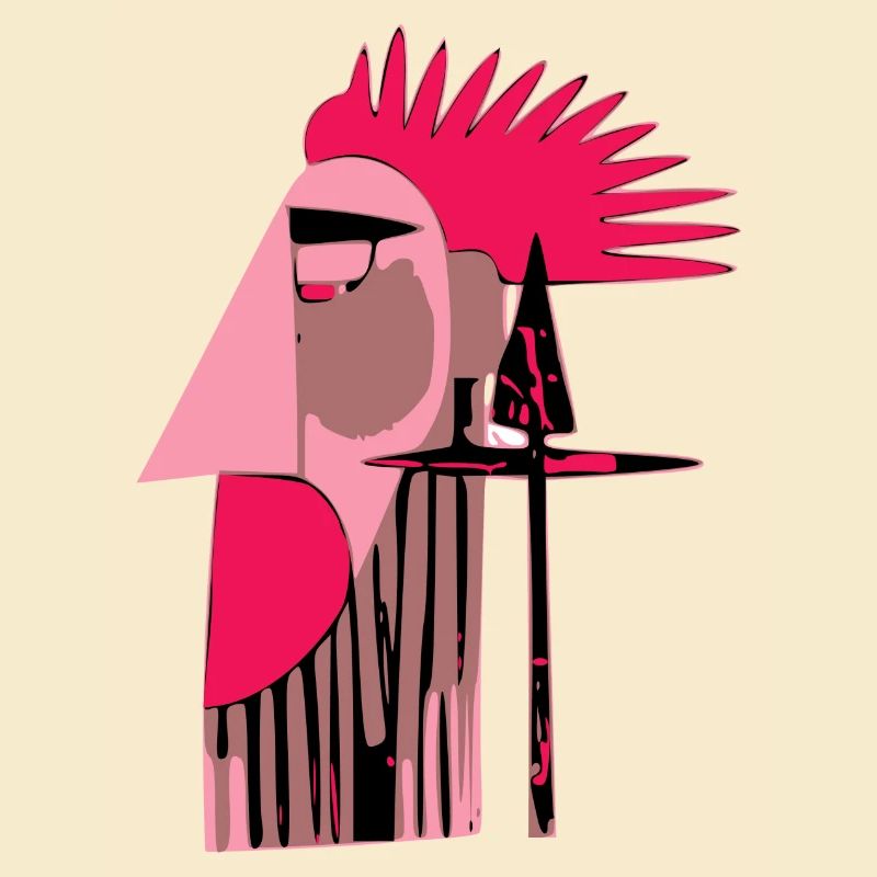 Futuristic retro punk