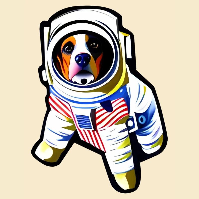 Weltraum-Beagle-Entdecker