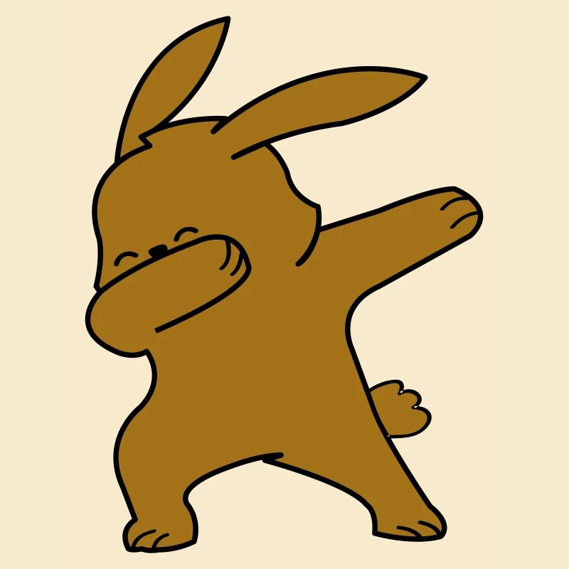 dabbing rabbit