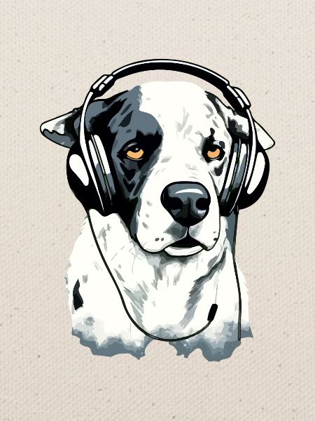 Rexo, der audiophile Hund