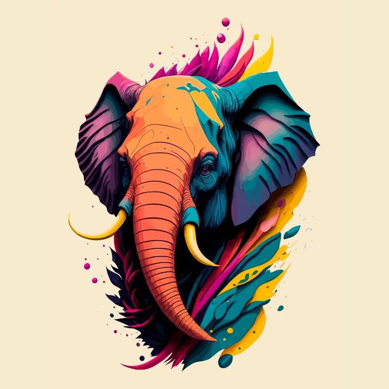 Bunter Elefant