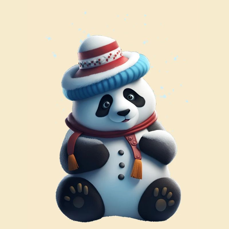 Winter Panda